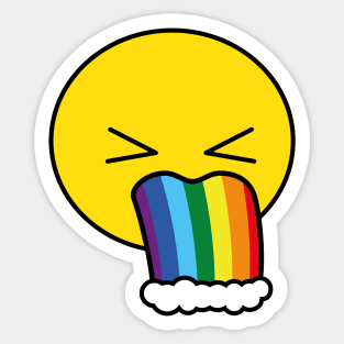 Puke Rainbow - Emoji Sticker